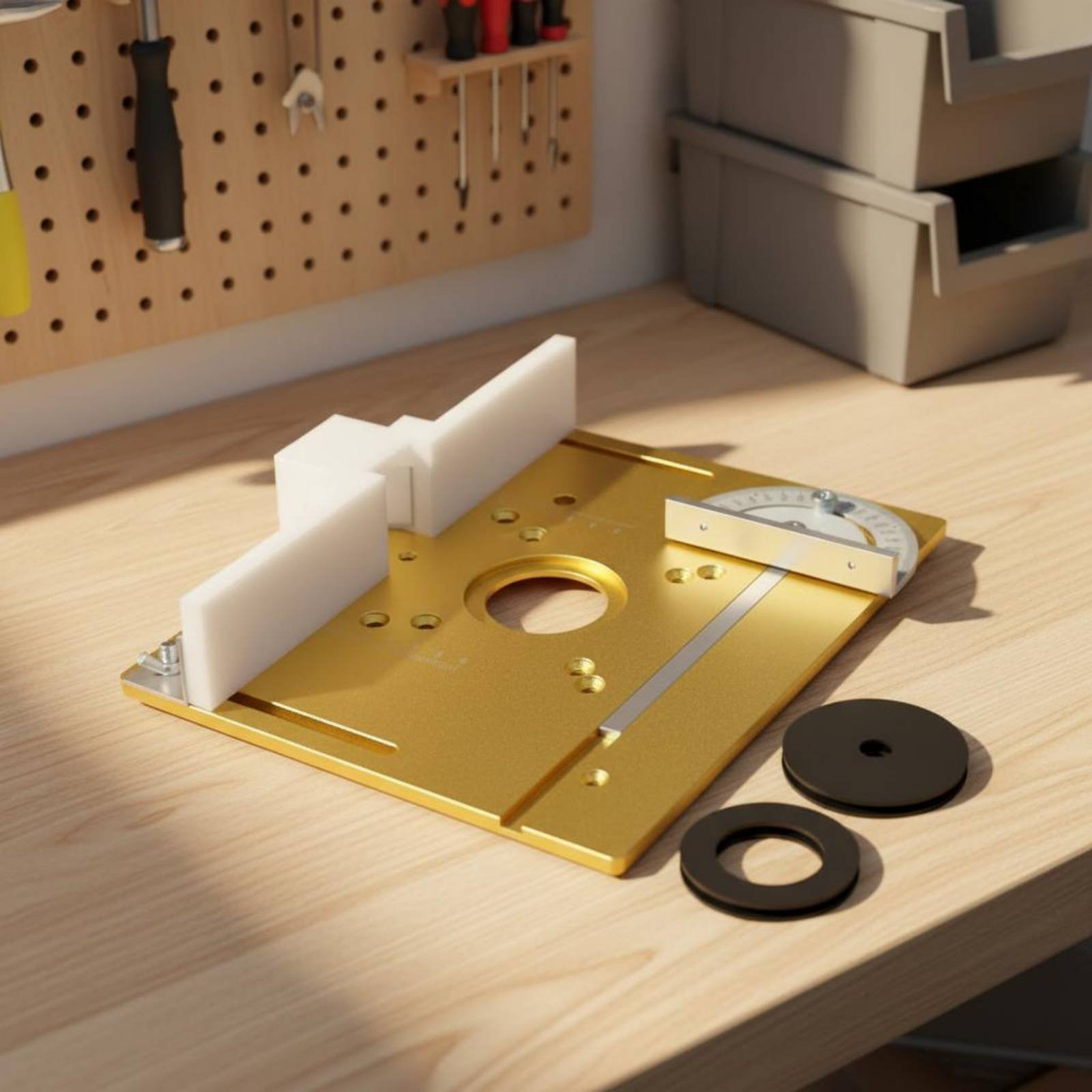 Router Table Insert - Piastra di Inserimento per Tavolo Router