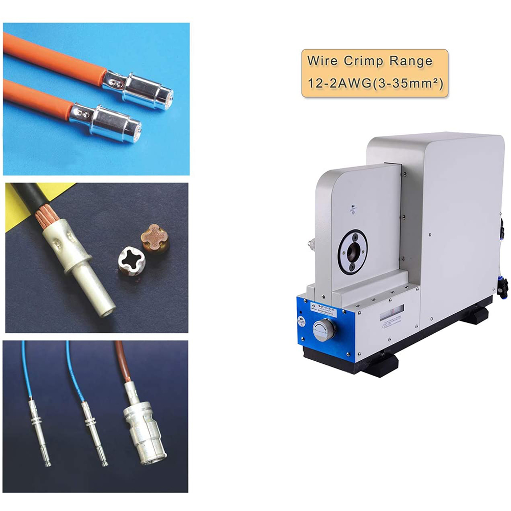 Workshop Tools Wholesale - TS-01 Macchina Crimpatrice Pneumatica per Cavi