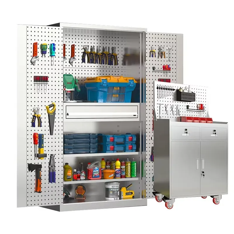 Tools In The Workshop - Armadio Portautensili Personalizzabile in Acciaio Inox