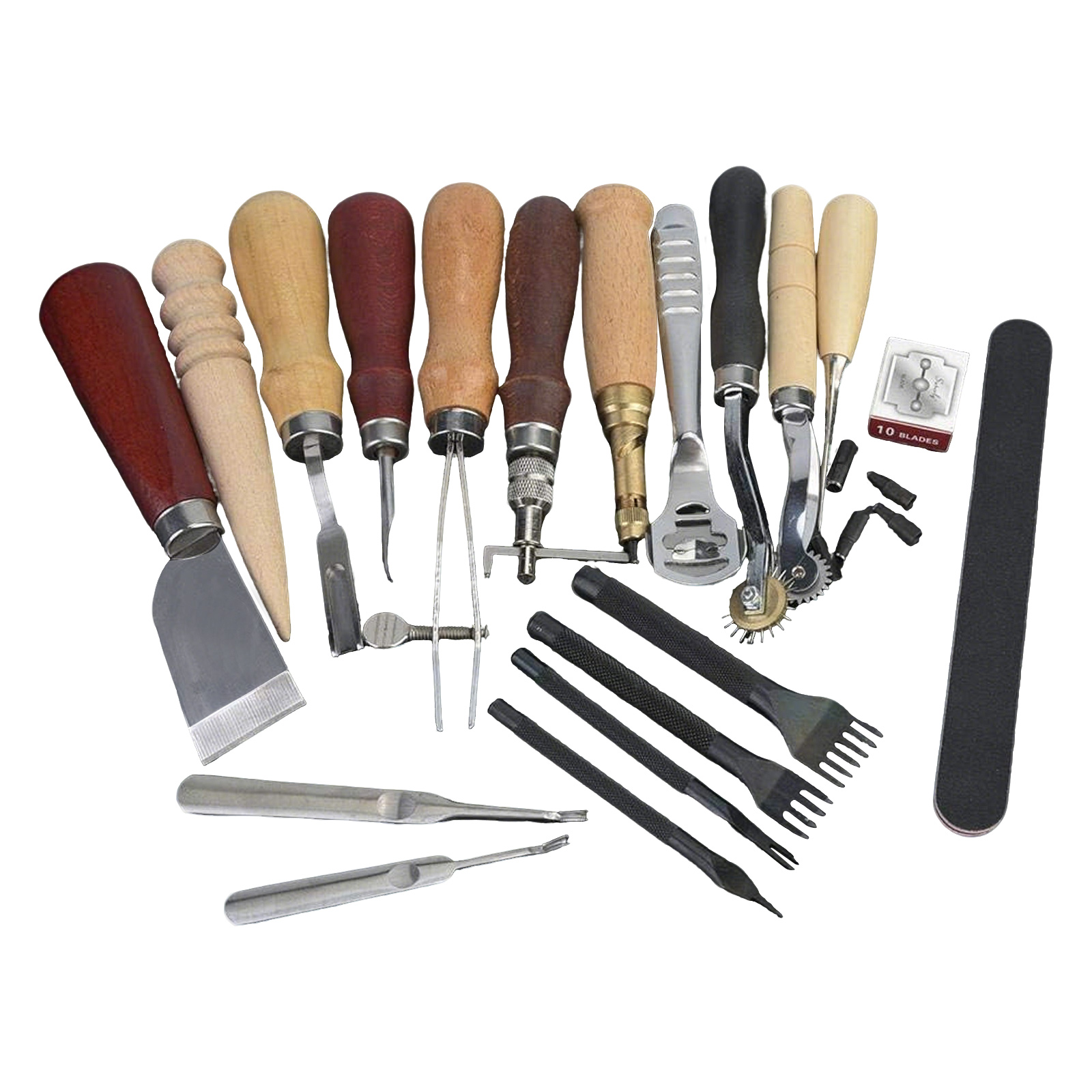 Workshop Cutting Tools - Set di Utensili per Lavorazione Pelle,
