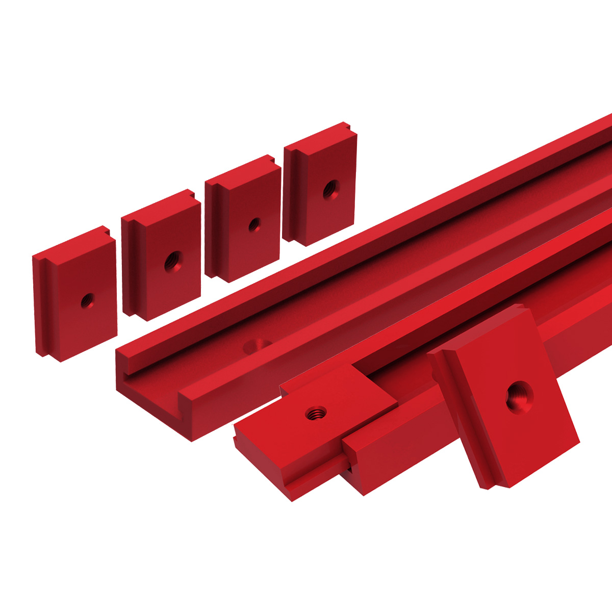 Router Table Insert - T30 Track 50 cm Alluminio T-Slider