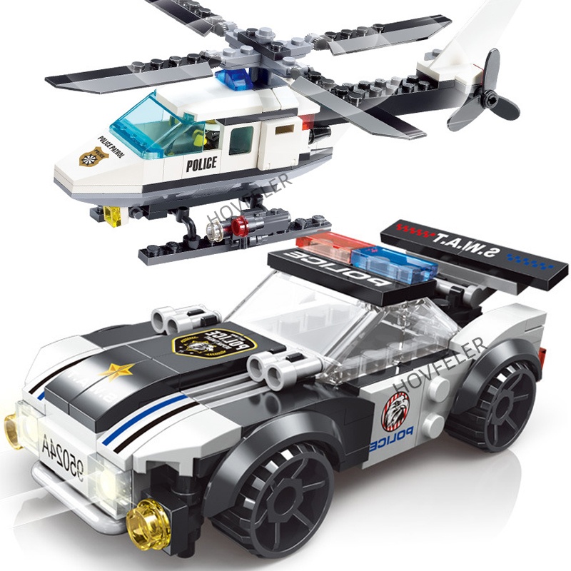 Hand Plane Block - Super Polizia Aereo da città Elicottero