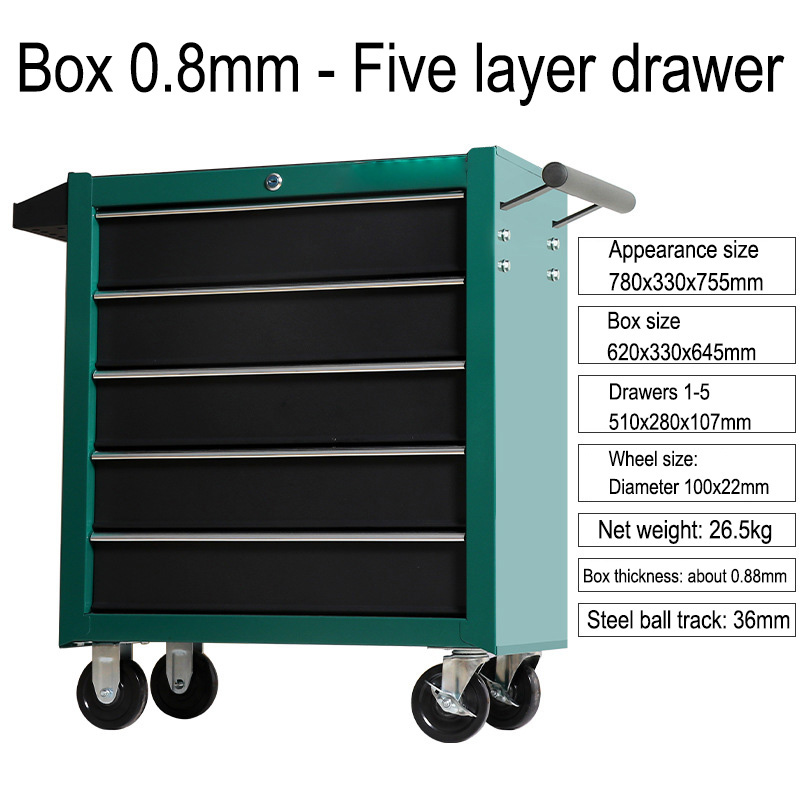Carrello Portautensili a 5 Cas - Workshop Tools Automotive recensione e prezzo