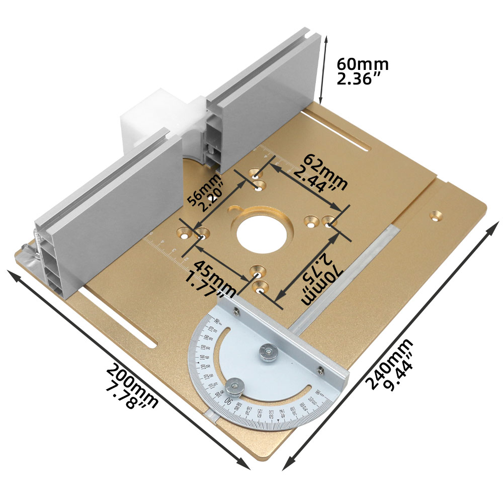 Piastra per inserti da tavolo  - Router Table Insert recensione e prezzo